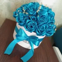 دسته گل و باکس گل روبانی|گل مصنوعی|قدس, شهر‌قدس|دیوار