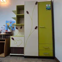 سرویس تخت و کمد نوزاد و نوجوان (برند ساحل چوب)