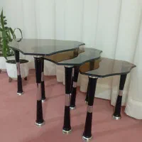 میز جلو مبلی همراه با سه میز عسلی