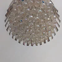 لوستر کریستالی با ۱۲ لامپ lED|لوستر و چراغ آویز|رشت, فلسطین|دیوار