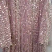 لباس مجلسی سنگ کاری رنگ کالباسی