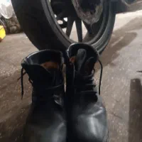 نیم بوت چرم اصل ایتالیایی هک شده