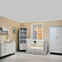 تولید سرویس خواب چوبی نوزاد)+