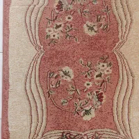 فرش و دو عدد پادری رنگ کرم صورتی|فرش|تهران, علم و صنعت|دیوار