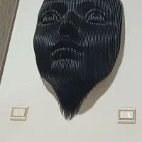 صورتک پارامتریک ارتفاع ۹۰سانت در ۴۵عنق ۳۰|مجسمه، تندیس، ماکت|خاوران, |دیوار