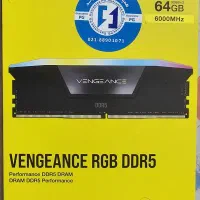 رم کامپیوتر کورسیر Corsair VENGEANCE RGB 64GB Dual