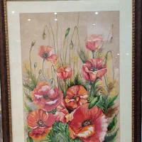 تابلو نقاشی مداد رنگی