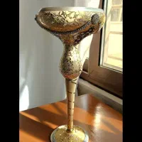 شمعدان آبکاری طلا