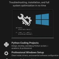نصب ویندوز  و خدمات نرم افزاری و انجام پروژه