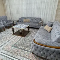 مبل ۸ نفره همراه با میز تلوزیون