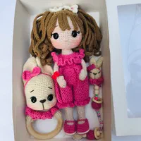 بافت عروسک با کاموای ترک با کیفیت عالی