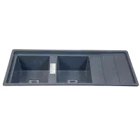 سینک گرانیتی طوسی اکلیلی توکار درسا مدل DS3607