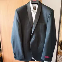 یک دست کت و شلوار مردانه مشکی سایز 50|لباس|عجب شیر, |دیوار