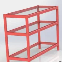 ویترین یک متری ۳طبقه