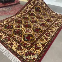 فرش دستباف قاب سماوری رنگ گیاهی