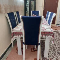 فروش یک دست مبل هفت نفره ومیز غذا خوری ست، شش نفره|مبلمان خانگی و میز عسلی|الشتر, |دیوار