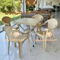 میز و صندلی پلاستیکی طرح سپیده نهارخوری غذاخوری