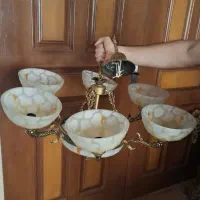 یک جفت لوستر ۶ شاخه|لوستر و چراغ آویز|اصفهان, پروین|دیوار