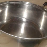 قابلمه  عتیقه  استیل  بزرگ ضخیم وگلسرخی مسعود و|ظروف سرو و پذیرایی|تهران, ایرانشهر|دیوار