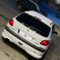 پژو 206 سفید|خودرو سواری و وانت|رشت, سلیمانداراب|دیوار