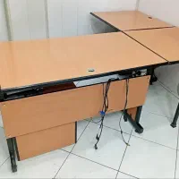 میز اداری ال سه تیکه mdf