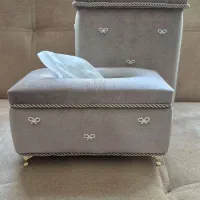 سطل و جادستمال و جاجواهری مخملی