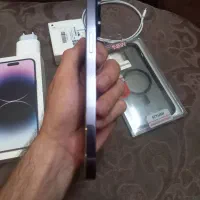 آیفون 14promax 256 zaa پلمپ همراه با آداپتور و قاب|موبایل|تهران, پونک|دیوار