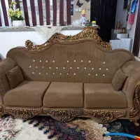 سرویس مبل هشت نفره بدون خوابیدی ابر|مبلمان خانگی و میز عسلی|تربت جام, مسکن ملی|دیوار