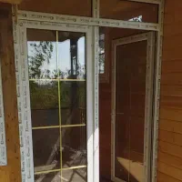 ساخت انواع در و پنجره و توری آلومینیوم و upvc|خدمات پیشه و مهارت|رشت, بیجارپس|دیوار