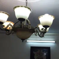 لوستر برنزی|لوستر و چراغ آویز|محمدشهر, محمدشهر|دیوار