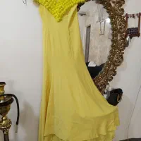 لباس مجلسی به همراه روسری و کیف دستی 600سایز38