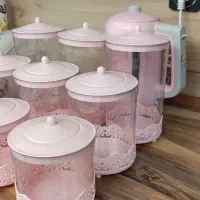 ۹ عدد بانکه|ظروف نگهدارنده، پلاستیکی، یک‌بارمصرف|ایلام, |دیوار