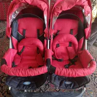 کالسکه دوقلو برند بی بی باس|کالسکه و لوازم جانبی|چاف و چمخاله, |دیوار