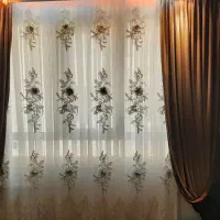 پرده فلت پارچه ترک نونوبا|پرده، رانر، رومیزی|تهران, مجیدیه|دیوار