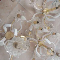 ۳ عدد لوستر یک شکل پنج شاخه|لوستر و چراغ آویز|کرمانشاه, |دیوار