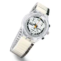 ساعت swatch سواچ بند کشی شب نما مدل ۱۹۹۷ یخی|ساعت|تهران, جنت‌آباد مرکزی|دیوار