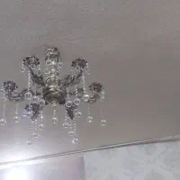 لوستر برنجی کریستال