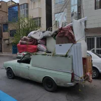 باربری بار آریا وانت تلفنی نیسان خاور کارگر تنها