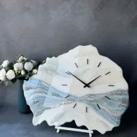 ساعت رزین به همراه ورکشاپ آموزشی|ساعت دیواری و تزئینی|گنبد کاووس, |دیوار