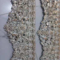 تاج پرده سفید طلایی