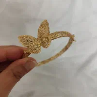 ست دستبند و انگشتر پروانه طلا نوی نو|جواهرات|کاشان, بازار کاشان|دیوار