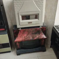 بخاری گازی شومینه ای درحد نو|بخاری، هیتر، شومینه|ارومیه, |دیوار