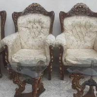 مبل سلطنتی۹نفره و۴نفره راحتی|مبلمان خانگی و میز عسلی|بهارستان, |دیوار