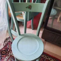 دوعددمیز چوبmdf صندلی لهستانی دکوپاژ16عدد|میز و صندلی غذاخوری|مشهد, ده دی|دیوار