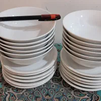 سرویس چینی سفید درجه ۲ نو نو