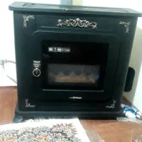 بخاری گازی طرح شومینه