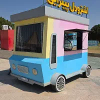 فودتراک و دکه سیار ۲ در ۳ روی چهار چرخ|کافی‌شاپ و رستوران|کرمان, |دیوار