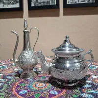 دوعدد قوری ودو عدد گلاب پاش|کلکسیون اشیاء عتیقه|رفسنجان, |دیوار