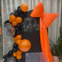 بادکنک‌آرایی|خدمات پذیرایی، مراسم|رشت, بوسار|دیوار