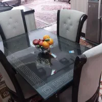 میز نهارخوری و گنجه با بوفه|میز و صندلی غذاخوری|رفسنجان, |دیوار